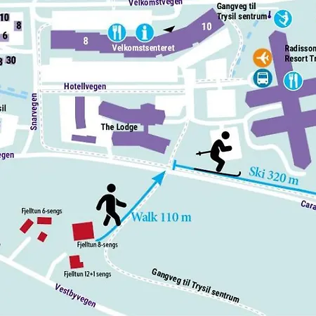 Апартаменты Fjelltun 8-sengs